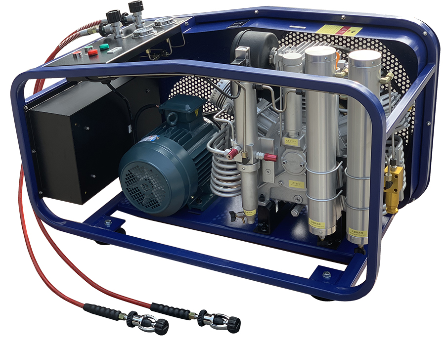 高压空压机应用于潜水呼吸的要求？